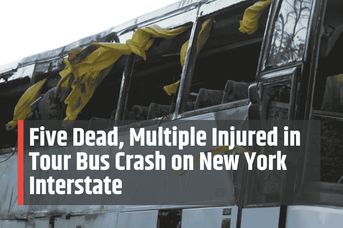 Five Dead, Multiple Injured in Tour Bus Crash on New York Interstate