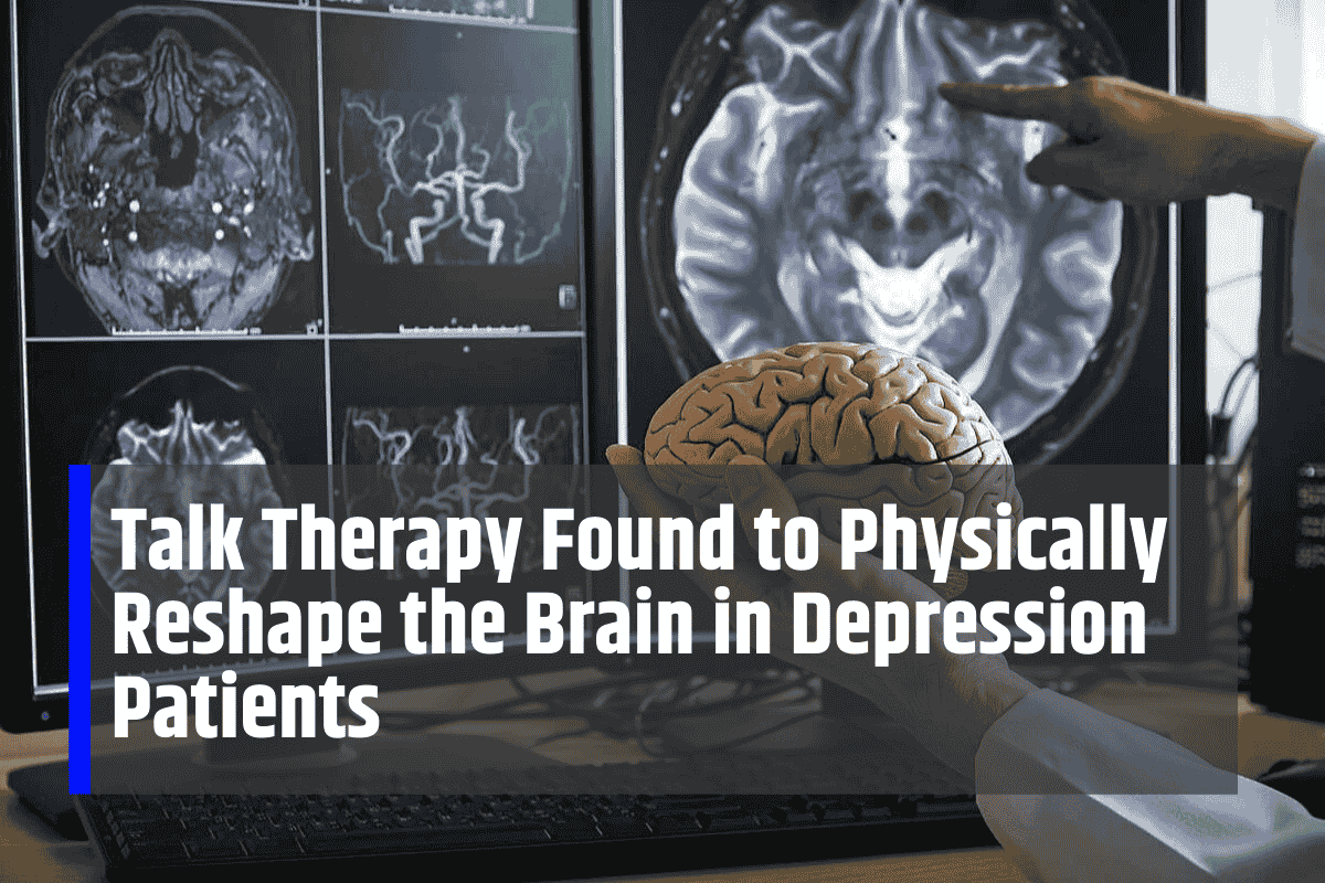 Talk Therapy Found to Physically Reshape the Brain in Depression Patients
